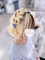 ヘアセット専門店 ナゴミ 池袋店(nagomi)&nbsp;編み込みハート