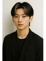 ヌードルバイコア(noodle by CoRe.gn)&nbsp;韓国風ハイライトセンターパート