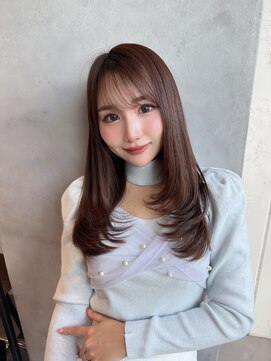 シェリム 栄(CHERIM) 美髪レイヤーカット/顔まわりレイヤー/ストレートロングレイヤー
