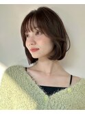 韓国ヘアボブレイヤータンバルモリ小顔顔まわりレイヤー髪質改善