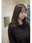ブリーチなしハイトーンカラーショコラブラウン初カラー