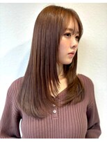 モッズヘア 越谷(mod's hair)&nbsp;韓国風レイヤー/ココアベージュ/大人ガーリー/髪質改善p越谷