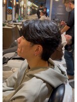 バーバーブロス 長堀店(BARBER BROS) 【BarBerBROS】毛流れパーマ ニュアンスパーマ