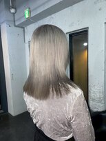 ミル 心斎橋(MIL)&nbsp;透明感グレージュ/髪質改善/ミディアムロング/心斎橋
