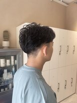 Men's salon Men's fig 西宮 眉毛/メンズカット/メンズパーマ/曲がる縮毛矯正&nbsp;ニュアンスパーマ#刈り上げショート