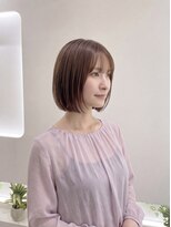 ウィズ ヘア デザイン(wis hair design)&nbsp;顔まわりに寄り添う小顔見せショートボブ