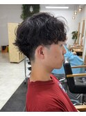 ニュアンスパーマ　メンズパーマ　メンズカット