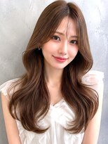アディ 中野南口店(Addi) 柔らかなくびれの韓国風ブラウンロング