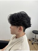 横浜/フェザーパーマ/ニュアンスパーマ/センターパート