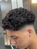 【平日割】メンズカット&フルバックカール〈原宿/men’s/パーマ〉