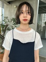 シアン(SYAN)&nbsp;【face line Bob / オリーブグレージュボブ】