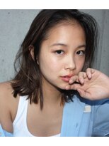 ソルトウォーター(SALT WATER)&nbsp;【外国人風】束感たっぷりハイライト×外ハネBOB　susaki