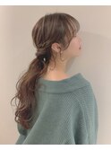 ゆるふわ韓国ヘアアレンジ