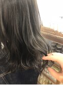 ミディアム/セミロング/ツヤ感