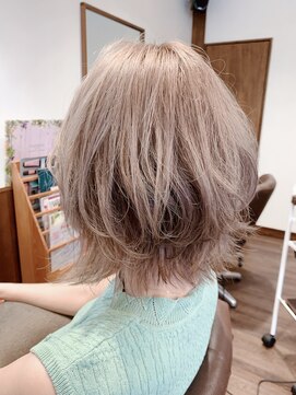 ルーム(ROOM) 【ROOM】透明感抜群★大人キレイなミディアムシルバーパール♪