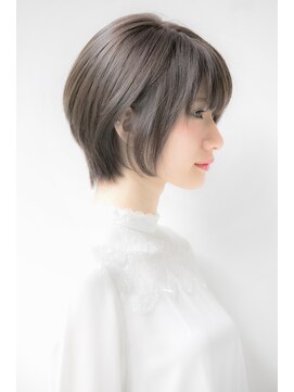 ネオリーブギンザ 銀座店(Neolive GINZA) くびれショート×小顔前髪+ペールグレージュ