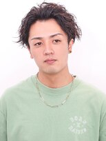 ルックグッドストア(LOOK GOOD STORE)&nbsp;束感ツーブロックマッシュスキンフェードアップバング173