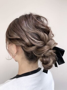 リゾートフォーヘアー 嵯峨店(ReSORT FOR HAIR) ニュアンスリボンシニヨン