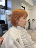 丸いボブ