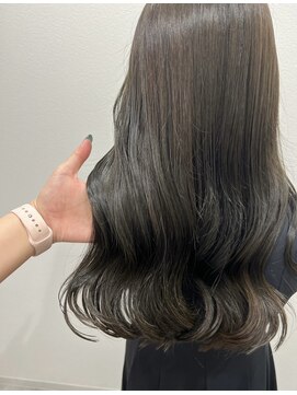 テラスヘアラボ 新潟駅南(TERRACEhairLab.) 【暗くても透明感ダークグレージュ】