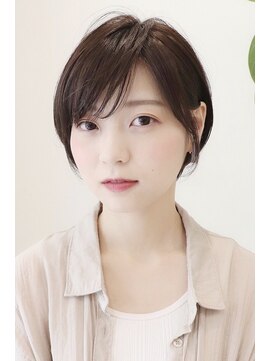 アイ(I.) 【 Ｉ. 】30代からの襟足すっきり前下がりショートボブ　川口