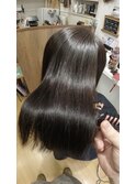 髪質改善縮毛矯正/美髪矯正/グレージュ/グレーベージュ/白髪染め