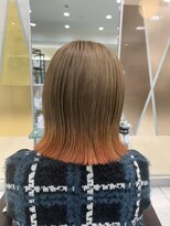 プールドゥマン 屯田(POUR DEMAIN)&nbsp;裾カラーオレンジ