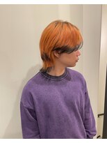 ユニコ(unico)&nbsp;オレンジ/ウルフ/メンズカット