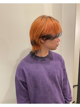 ユニコ(unico) オレンジ/ウルフ/メンズカット