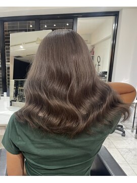 ブレンド 渋谷(BLend) ハイライトカラーマチルダボブインナーグレージュ前髪