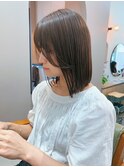 地毛風カラー/ナチュラルレイヤーカット/ショートボブ[船橋]