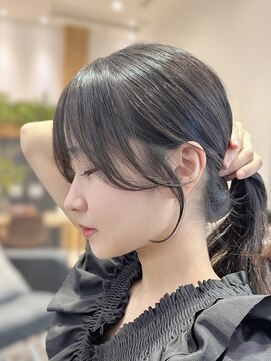ビューネオ(VIEW NEO) 小顔になる前髪/顔まわり/レイヤーカット/韓国ヘア/谷町四丁目