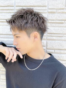 ハレ ヘアサロン(Hale hair salon) 【Hale】スパイキーショートニュアンスパーマN609ダークアッシュ