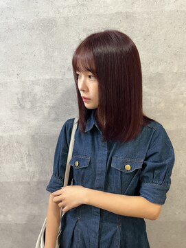 グロウバイニューヨークニューヨーク(Grow by NYNY) イルミナカラー×ミディアム×カシスブラウン