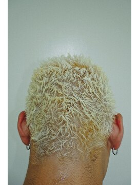 メリケンバーバーショップ トーキョー(MERICAN BARBERSHOP TYO) ハイライト/マッシュパーマ/ウルフ/アッシュブラック364