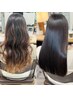 美髪カット+ダメージレスカラー+ストレート+高濃度水素ケア29000