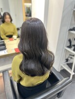 レム 仙台店(L.E.M)&nbsp;ぷるんとコテ巻きグレージュカラー