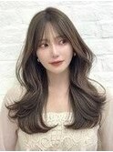 韓国スタイル/ナチュラルくびれヘア_くびれ巻き_レイヤーカット