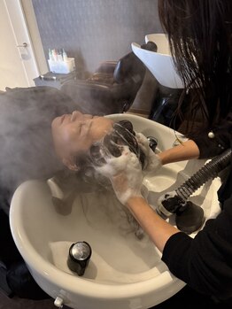 ヘアーアンドメイククリアー(Hair&Make CLEAR)の写真/【近鉄八尾】選べるヘッドスパで”あなただけ”のヘアケア提案◇魔法のバブル《marbb》も大好評！