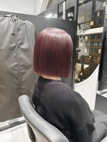 ジエクト 本店(The Ect)&nbsp;15 フィッシュボーン 刈り上げショート チェリーレッド