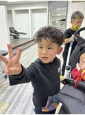 キッズパーマ4/ツイスト/スパイラル/ツイストスパイラル/パーマ