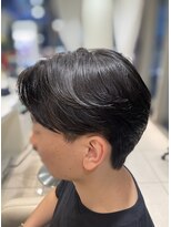 アッシュ 池袋店(Ash)&nbsp;センターパート/曲がる縮毛矯正/メンズ縮毛矯正 ＃池袋駅