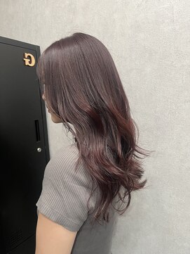 ヘアサロン ドットプラス 町田店(dot. plus) くびれヘア/アプリコットオレンジ/夏のヘアアレンジ/町田