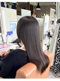 ナチュラル 自然なストレート ロング ベージュ