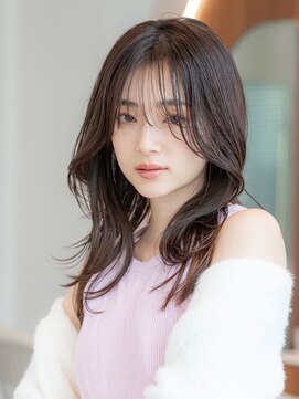 ドリップ バイ ハバナ 原宿(driP. by HAVANA) 20代30代ミディアム韓国風レイヤーカット髪質改善ストレート