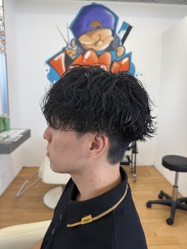 ビカムメンズヘアー 栄店(become men's hair) 波巻きパーマツイストスパイラルパーマ名古屋栄