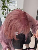 アルティファータ(artifata)&nbsp;ペールカラー ピンク 暖色 ハイトーン ブリーチ ダブルカラー