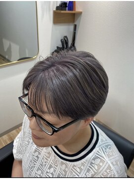 ランタンバイソロン(Rantan by Solon) シルバー／アディクシー/ブリーチ／ダブルカラー/白髪ぼかし