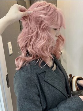 ペレ 梅田(PELE) 黒髪カタログ/クラゲヘアー/オリーブグレー/梅田