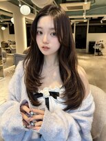 マインバイアフロートギンザ(MYNE by AFLOAT GINZA)&nbsp;レイヤーカット/顔周りカット/ラベンダーブラウン